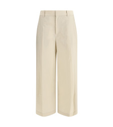 Cotton-blend Pants