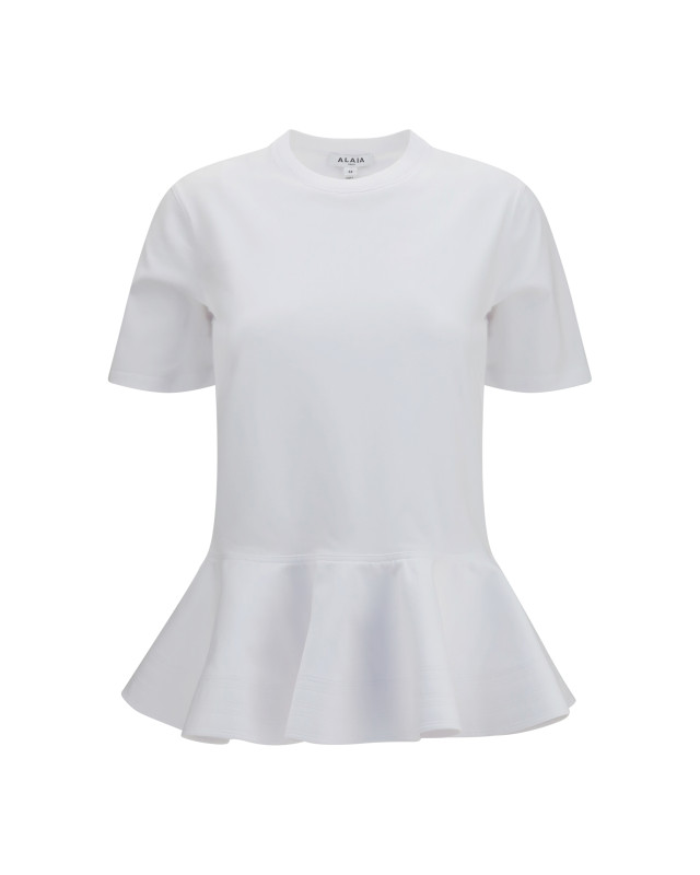 Cotton jersey crinoline T-shirt