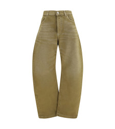 Wide-leg Jeans with back belt