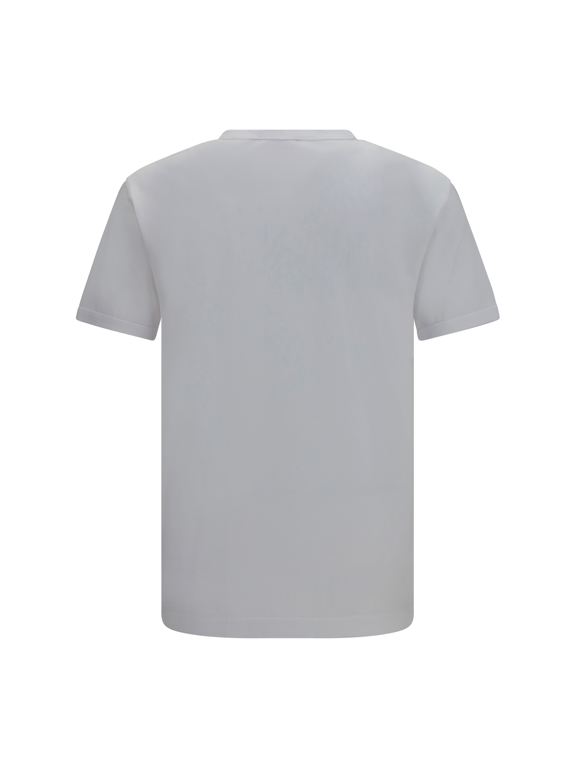Cotton T-shirt with logo plaque