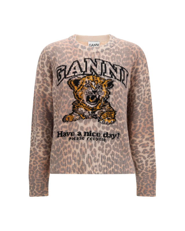 Tiger-print Sweater