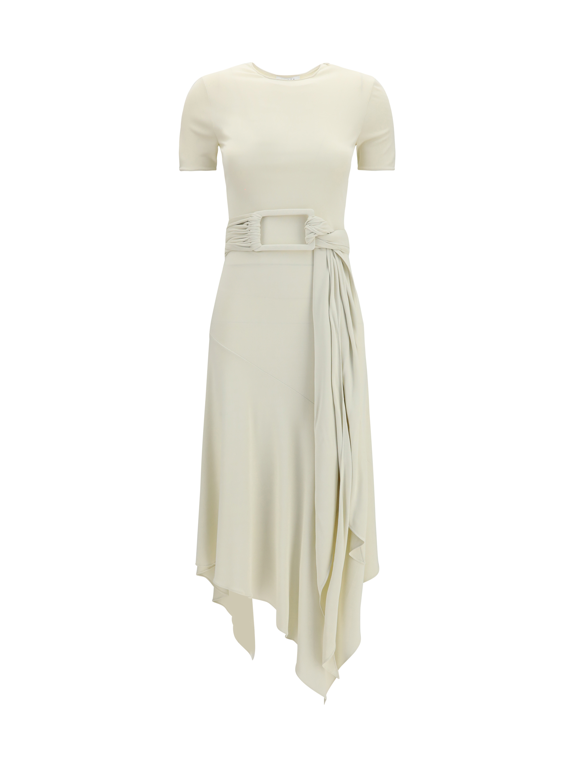Belted jersey Dress