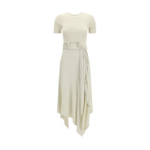 Belted jersey Dress