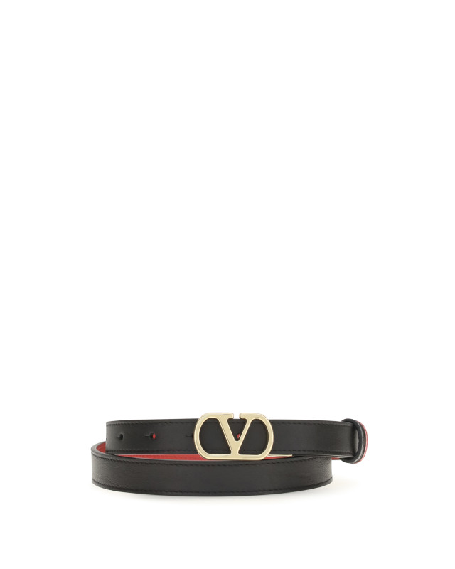 Reversible VLogo Signature Belt