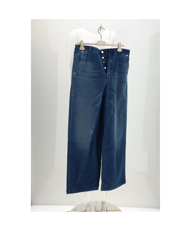 PANTA VELLUTO BLU MUST BUY