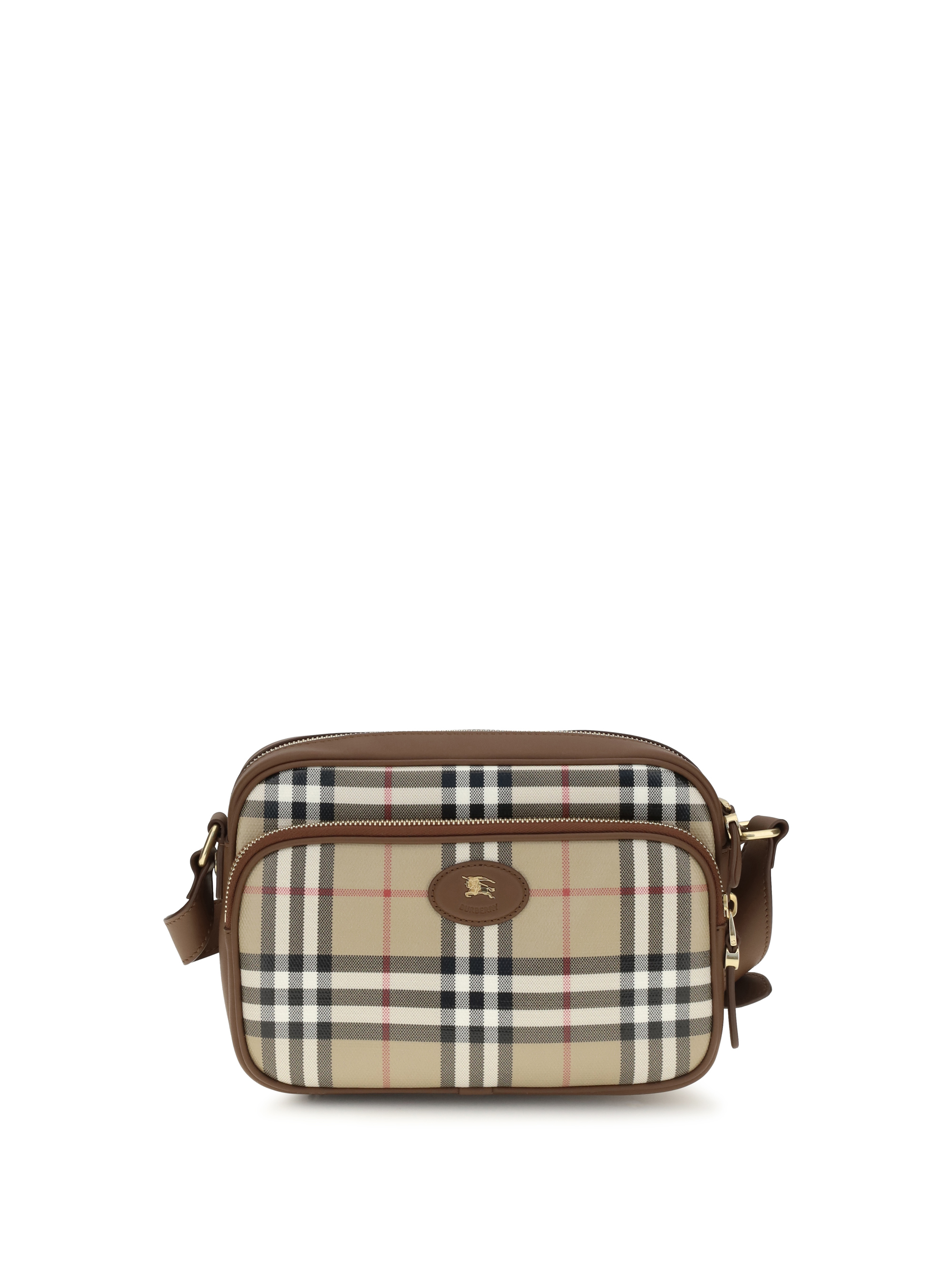 Check front pocket Shoulder Bag