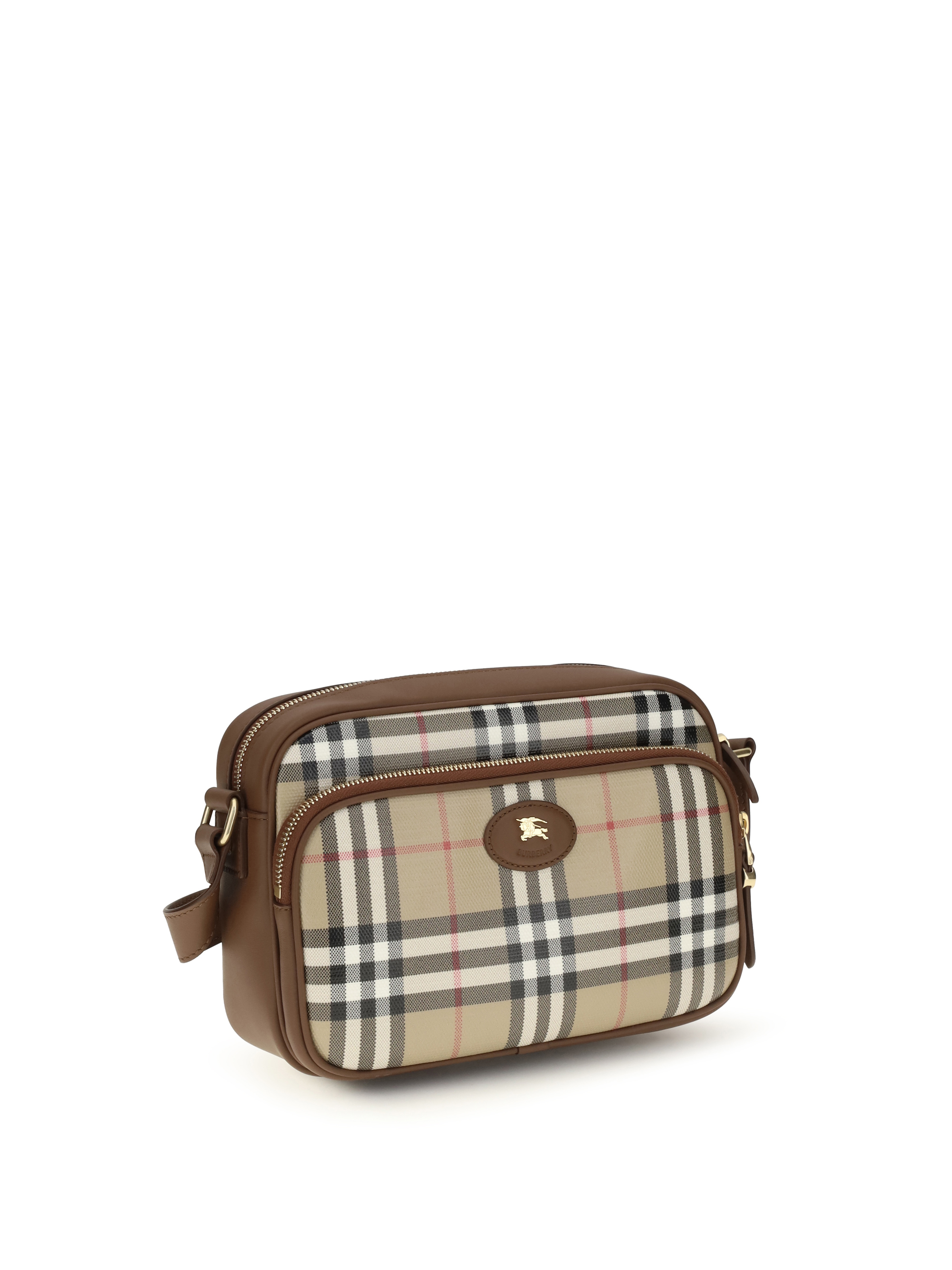 Check front pocket Shoulder Bag