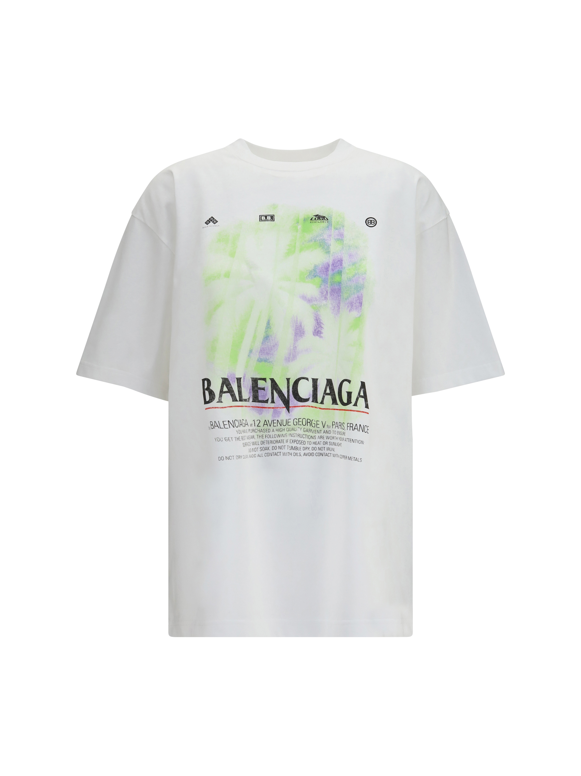 Printed cotton T-shirt