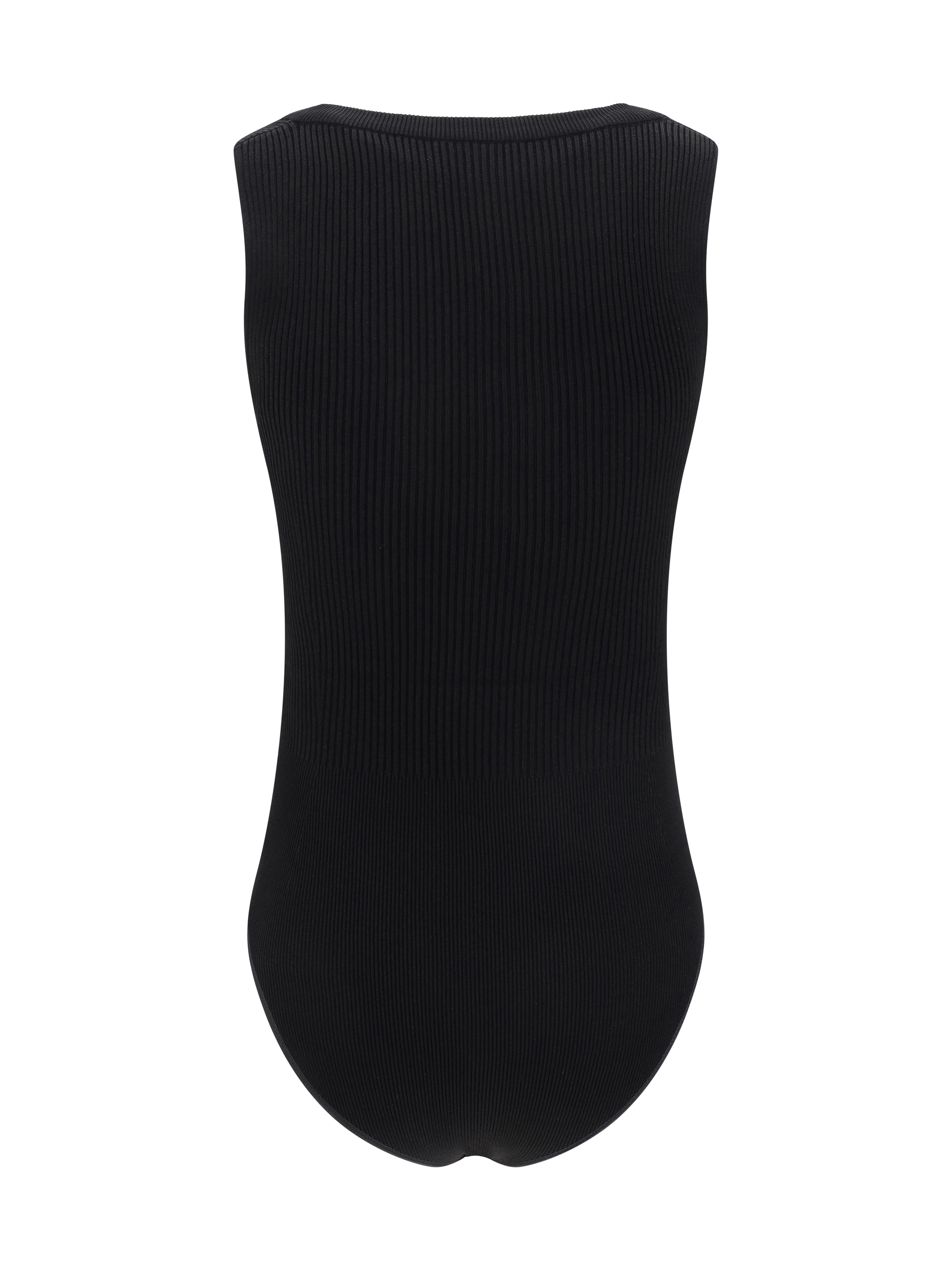 Ribbed design Bodysuit