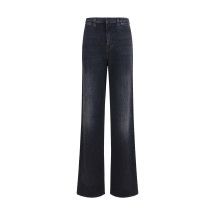 Stretch cotton Jeans with Web stripe