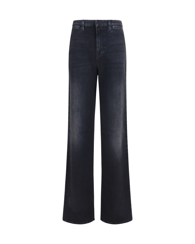 Stretch cotton Jeans with Web stripe