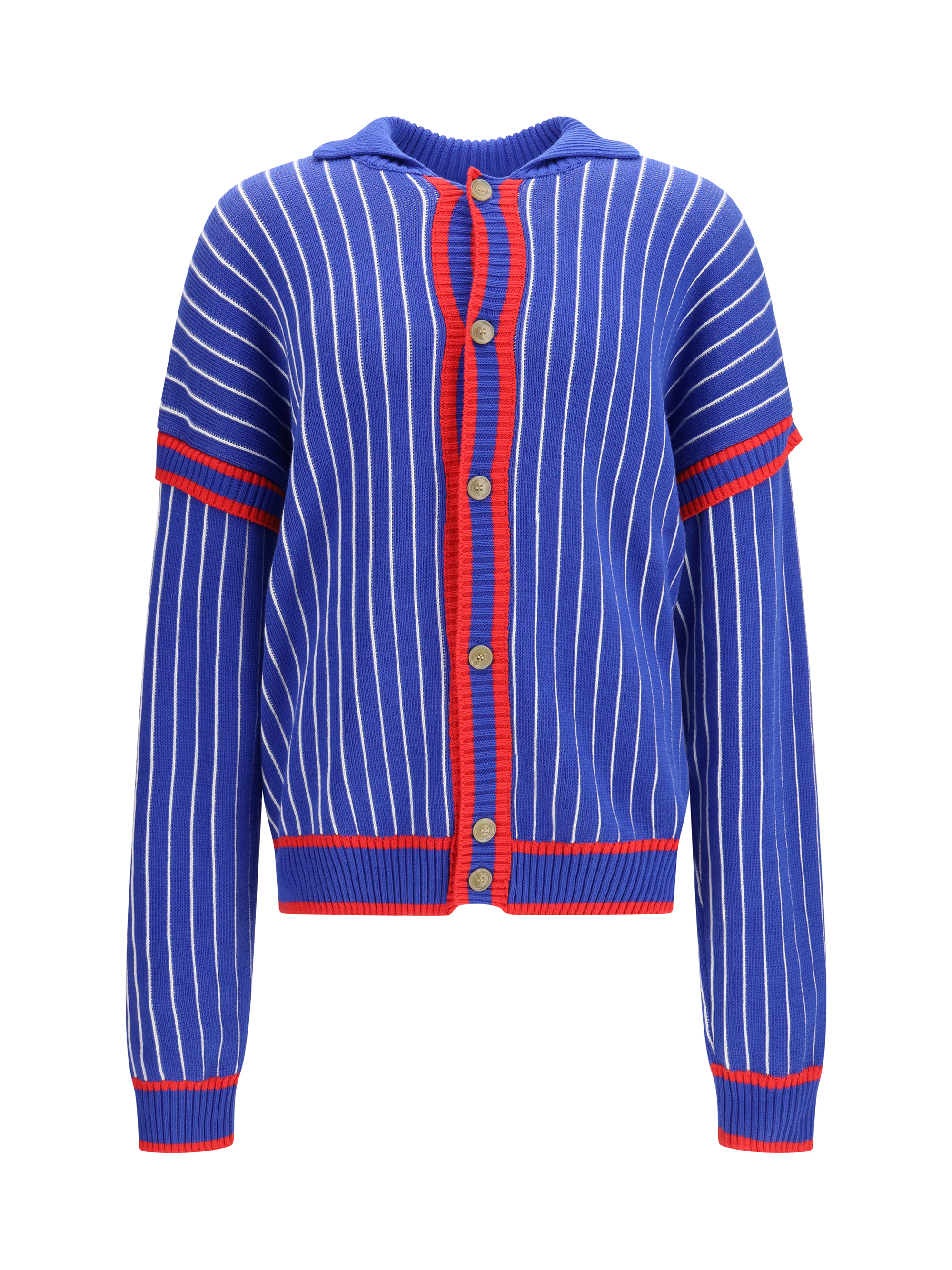 Pinstripe Cardigan