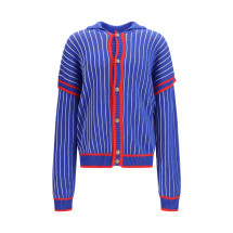 Pinstripe Cardigan