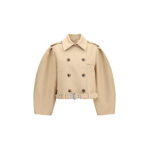 Double-breasted belted Jacket