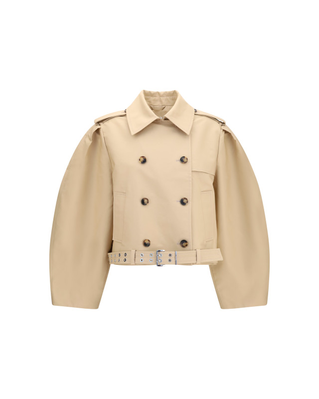 Double-breasted belted Jacket