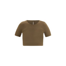 Seamless fitted sports T-shirt