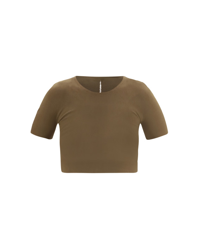 Seamless fitted sports T-shirt