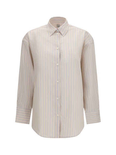 Oversized striped Shirt in cotton