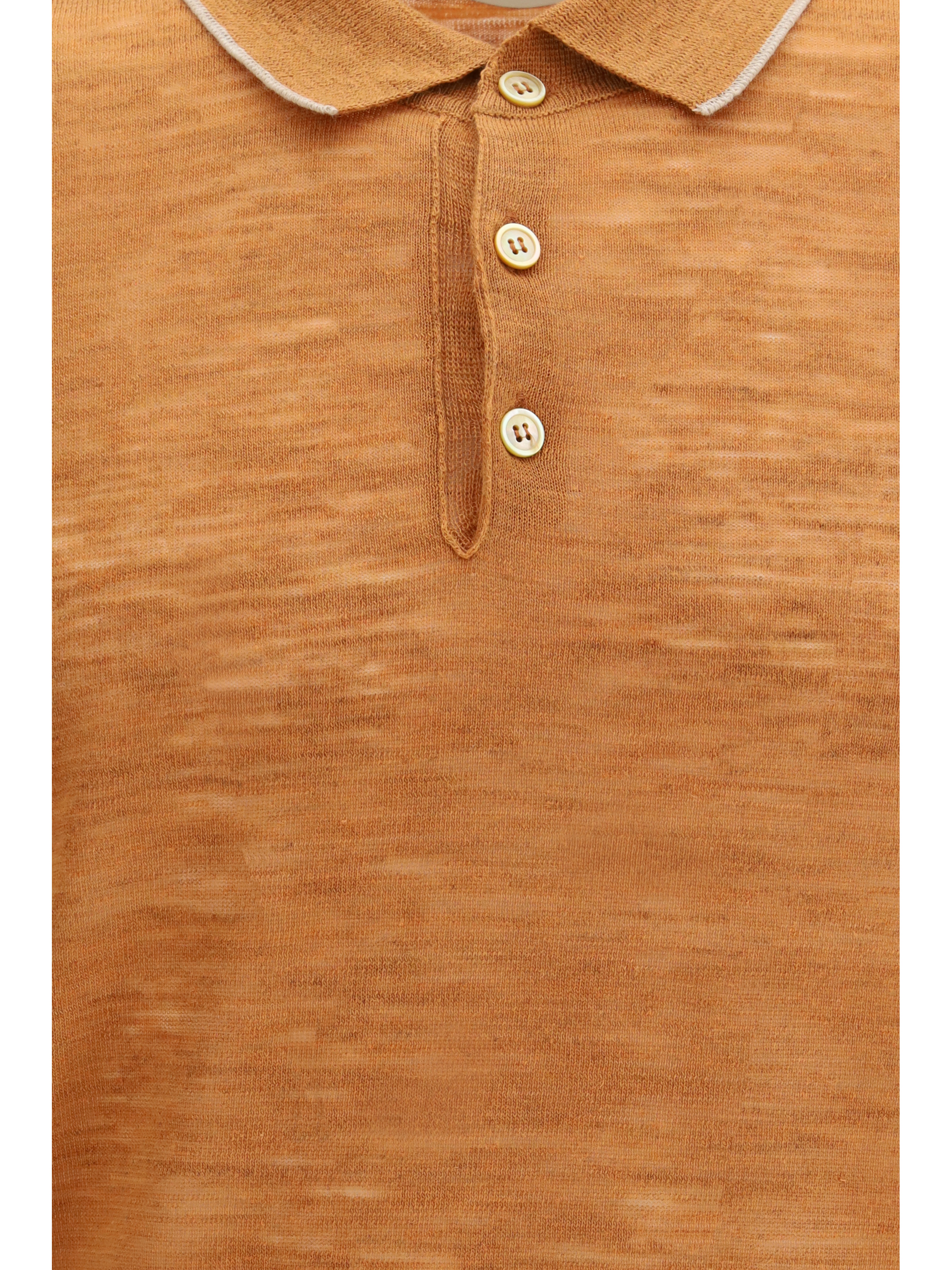 Linen blend Polo