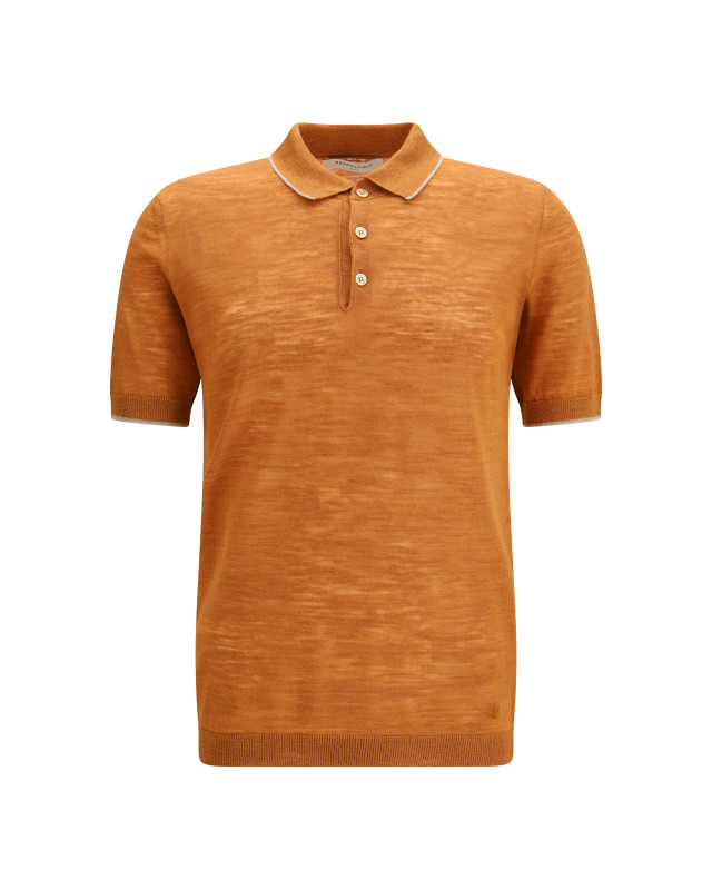 Linen blend Polo