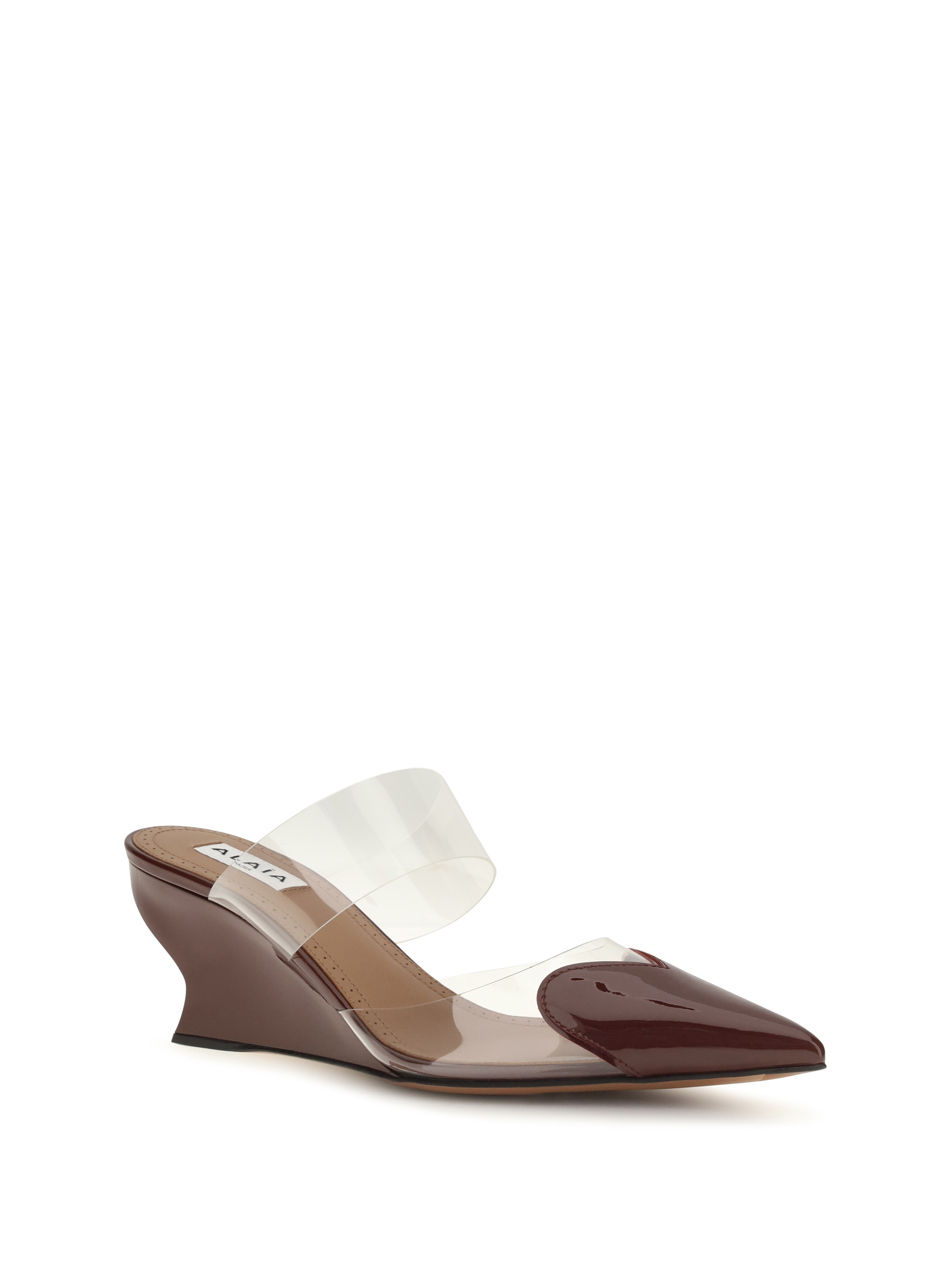 Le Coeur patent leather Mules