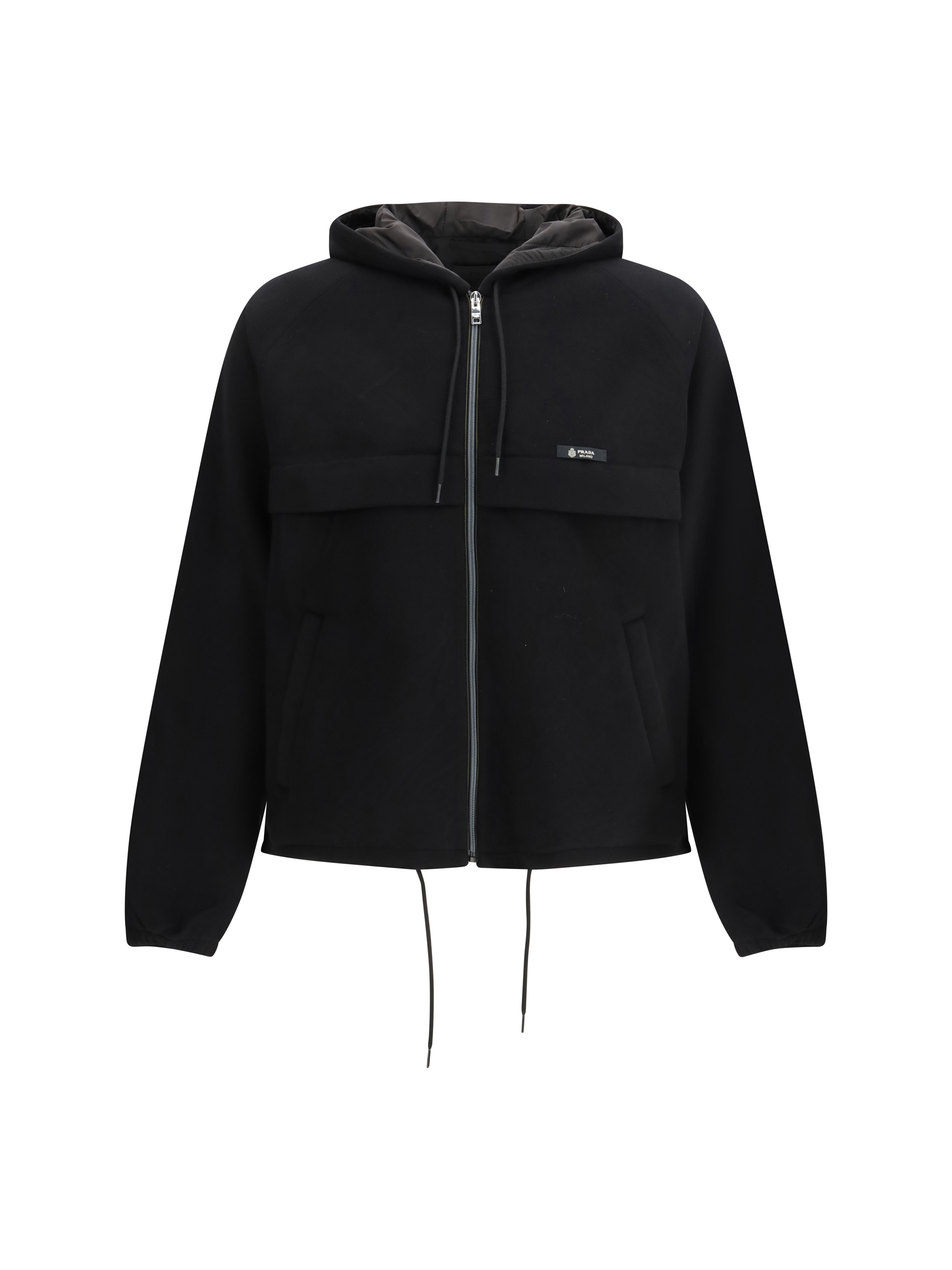 Technical hooded Blouson