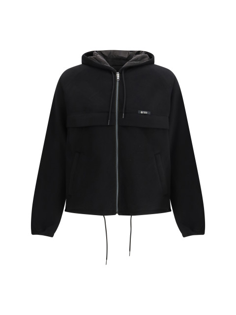 Technical hooded Blouson
