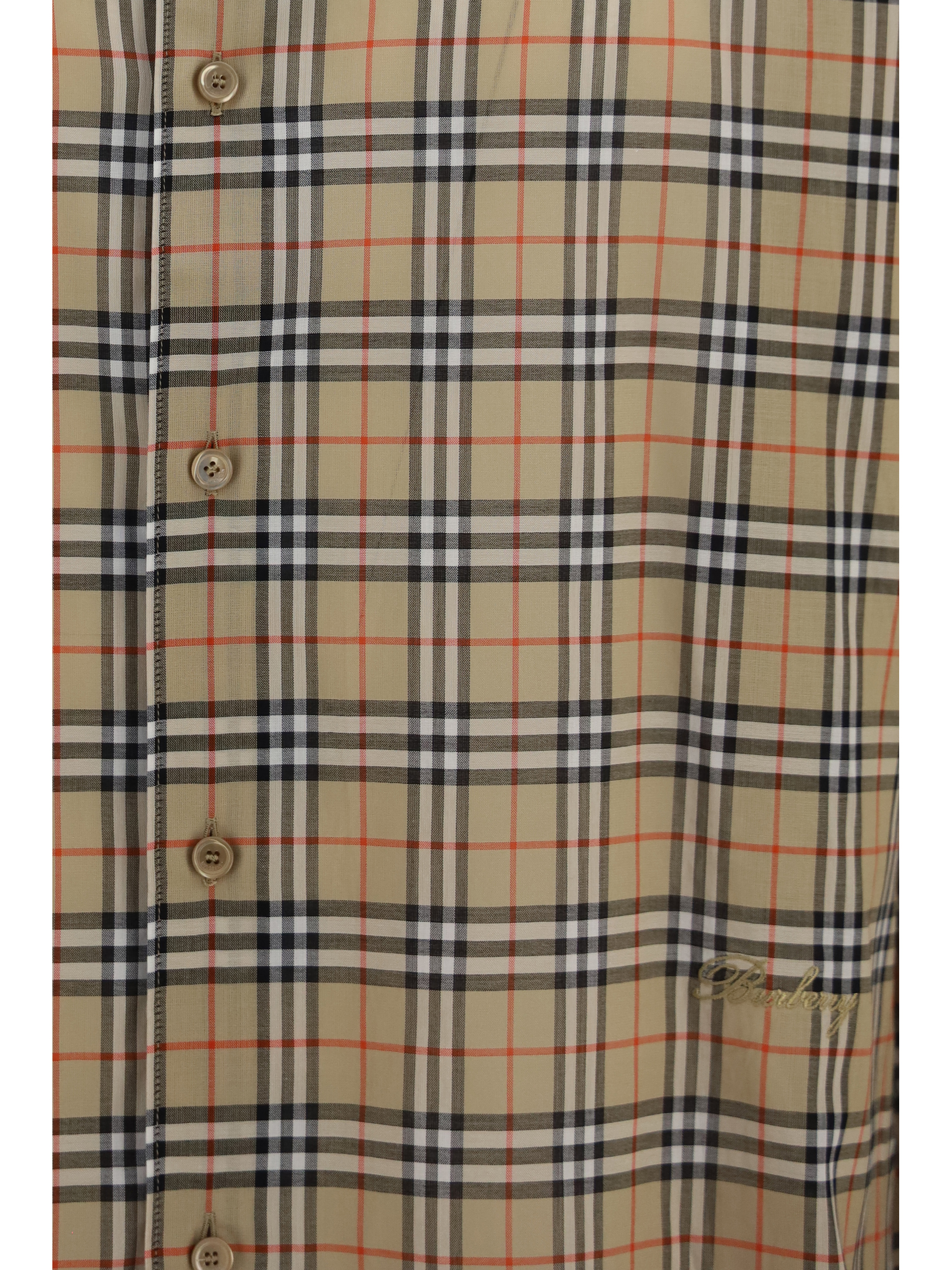 Check all-over cotton Shirt