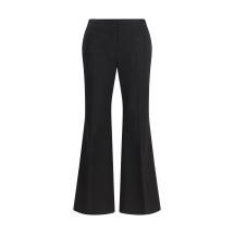 Kick Flare Raw-Edge Pants