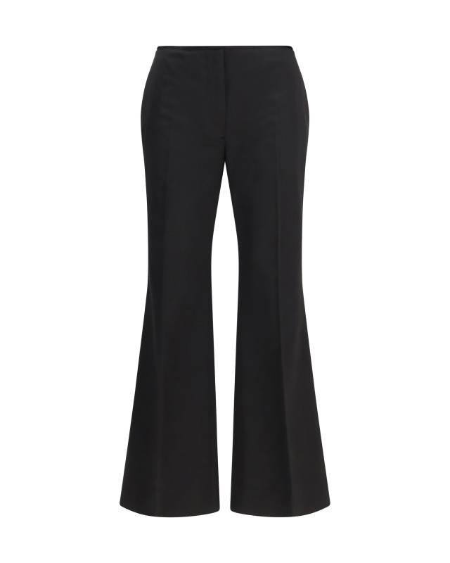 Kick Flare Raw-Edge Pants