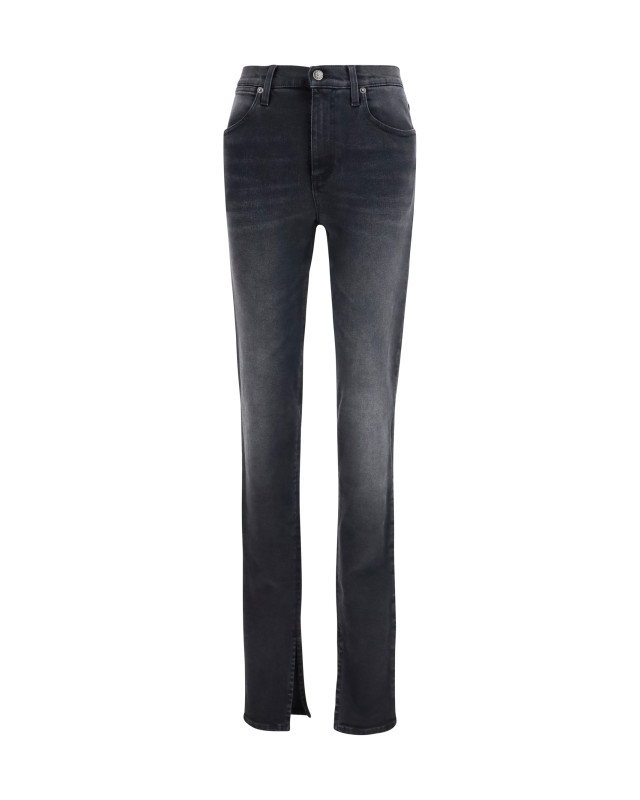 Skinny washed cotton denim Jeans