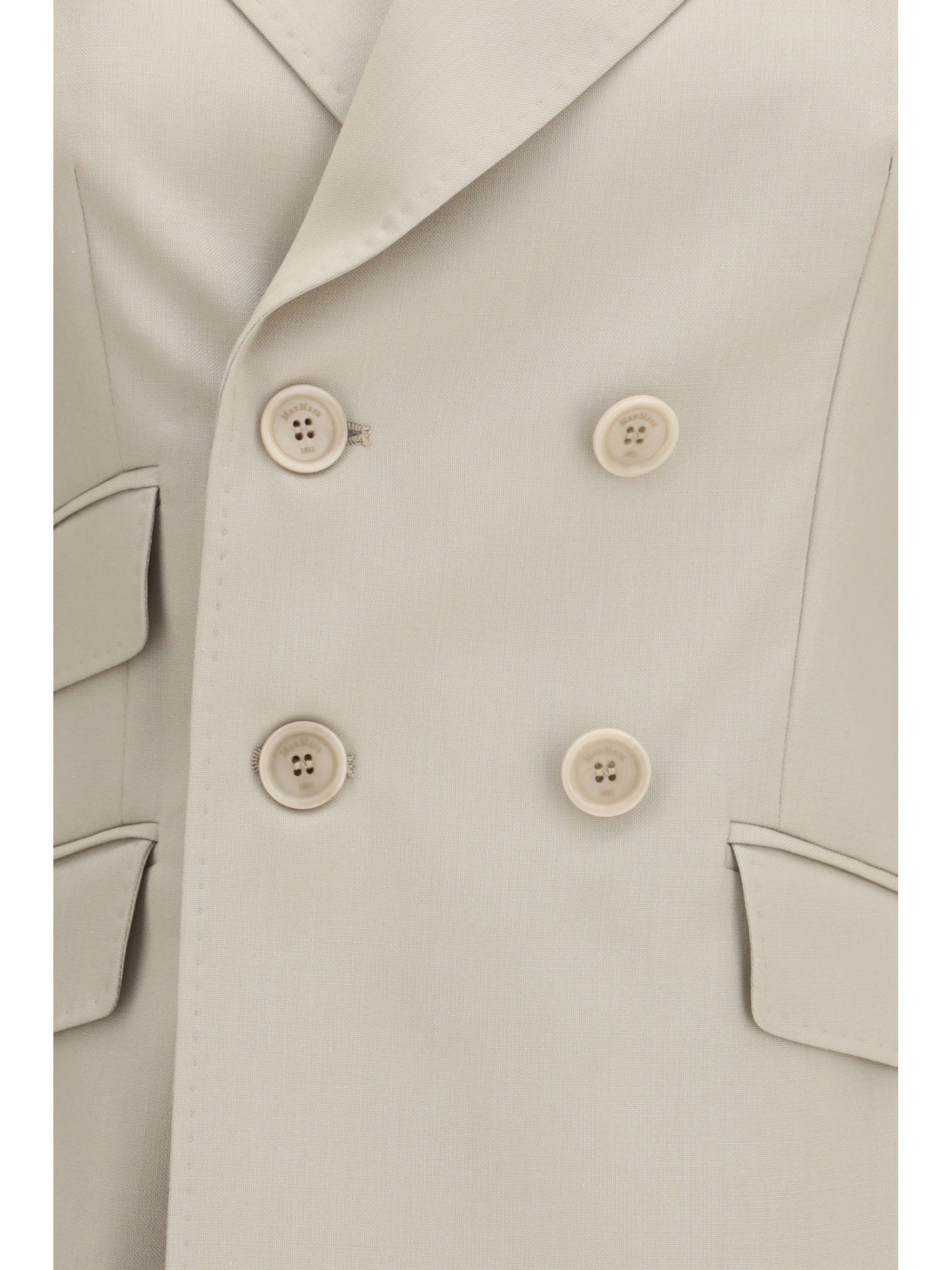 Placido double-breasted Blazer in wool, mohair, and silk