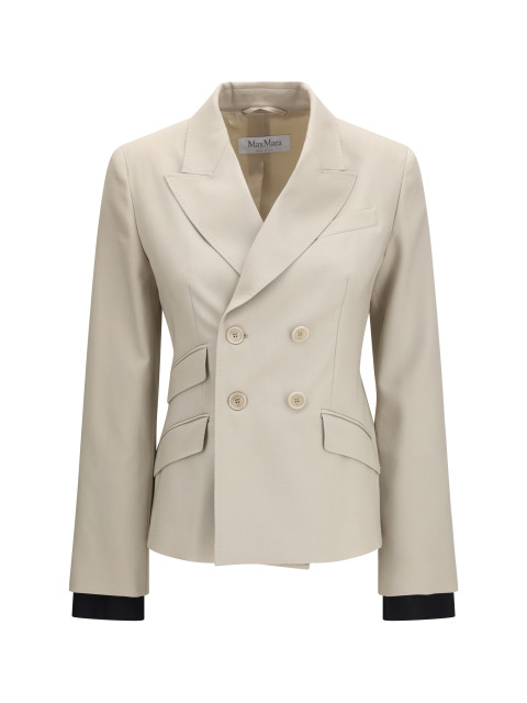 Placido double-breasted Blazer in wool, mohair, and silk