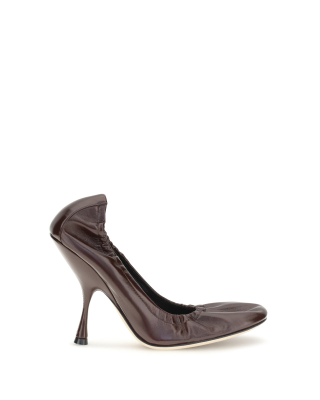 Pucker leather Pumps