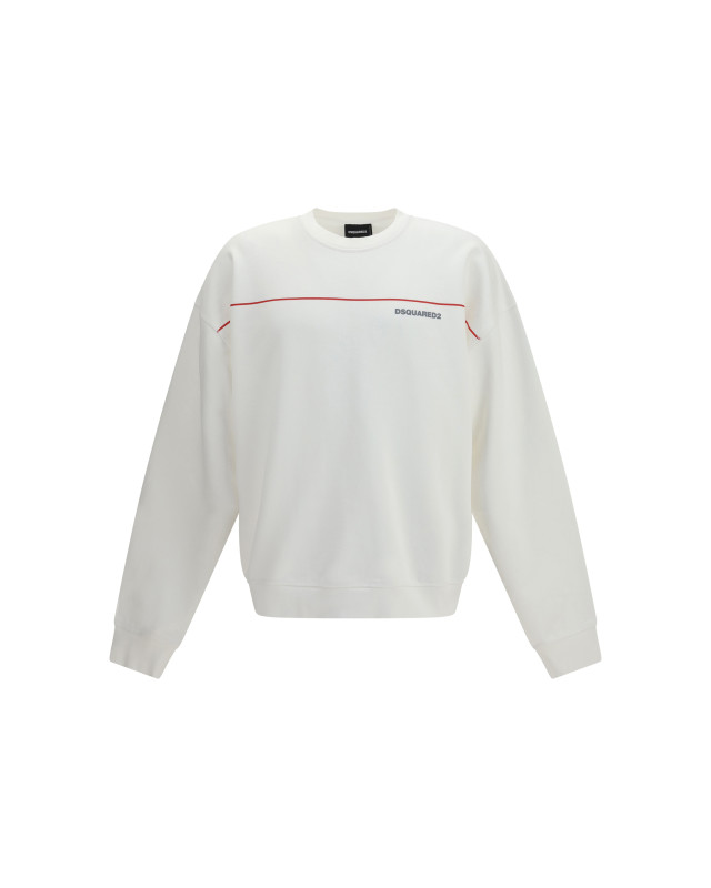 Cotton crew neck Sweatshirt with logo print