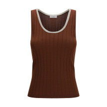 Ribbed jersey Top
