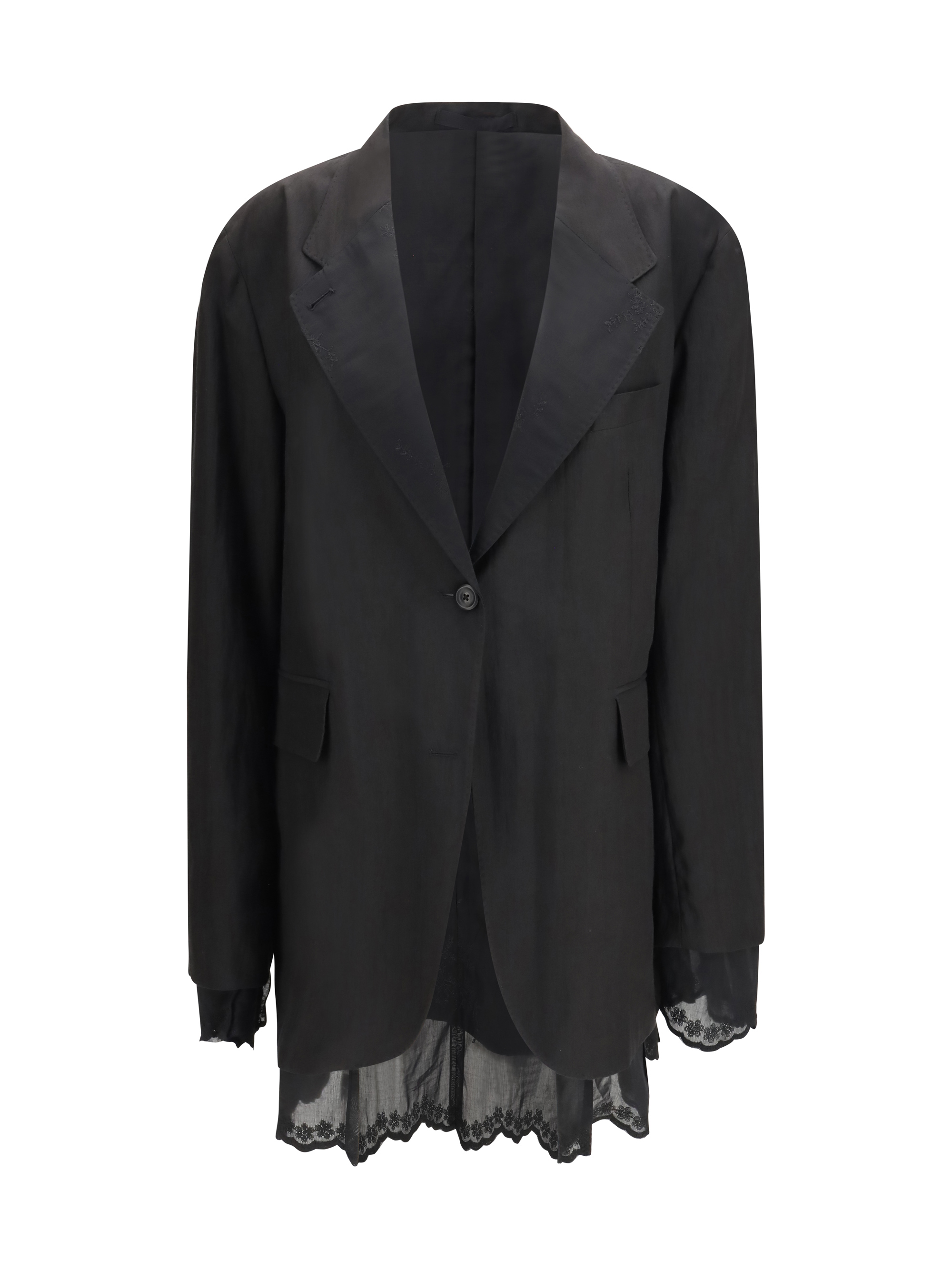 Reversible drip single breasted Blazer