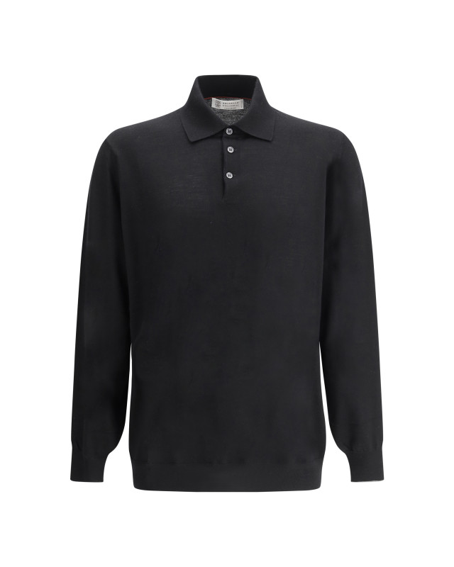Virgin wool polo Sweater