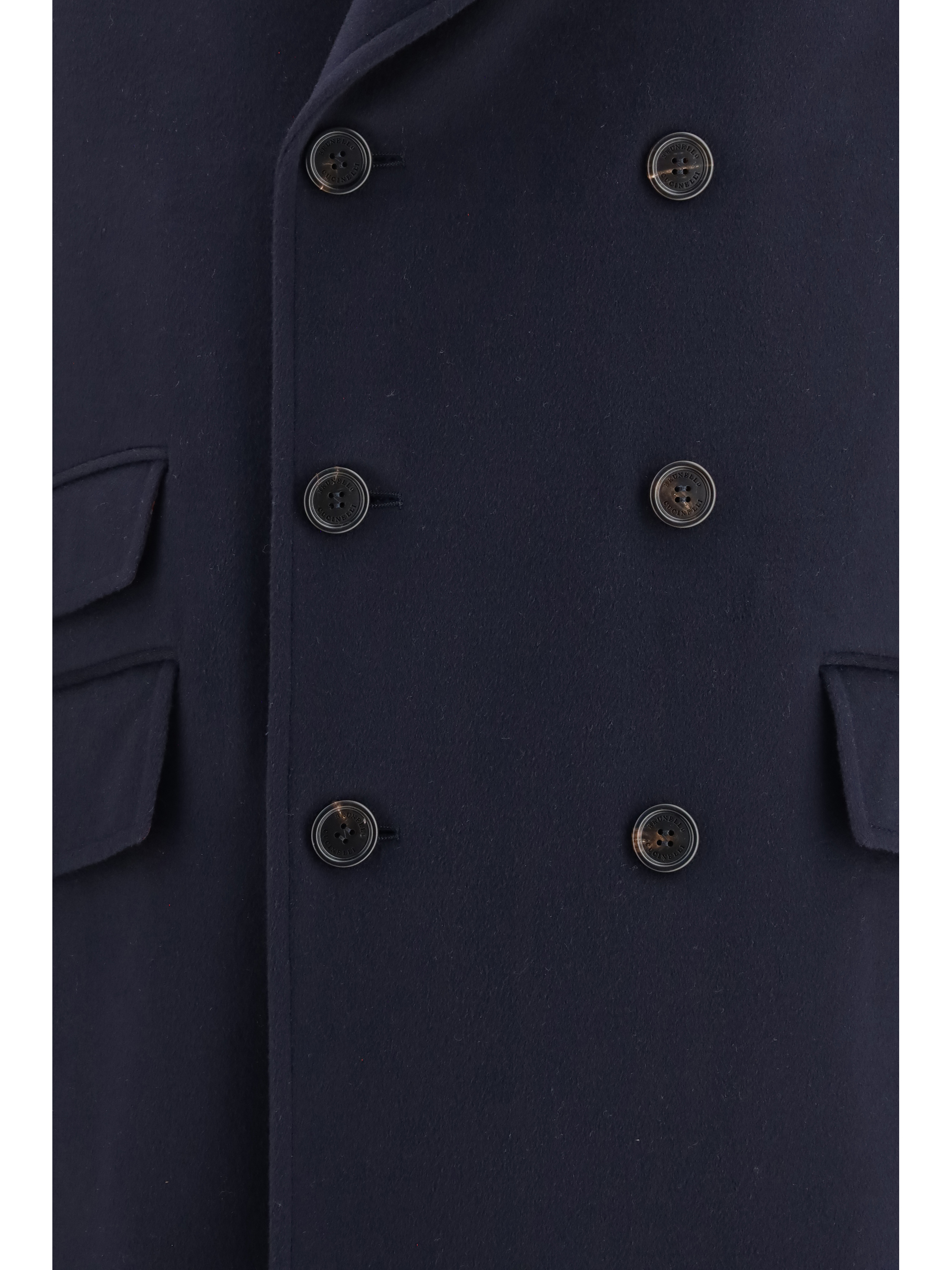 Double-breasted wool Coat