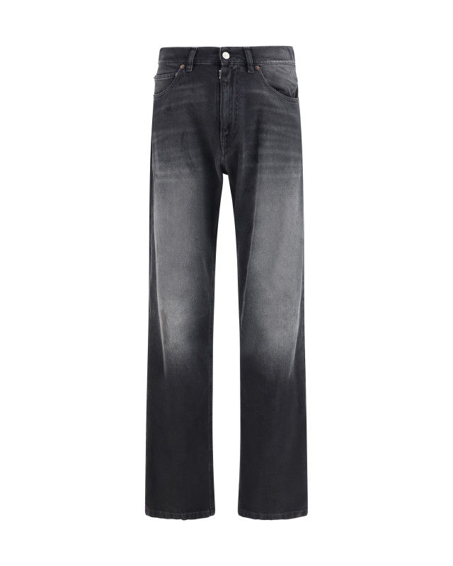 Straight-leg cotton Jeans