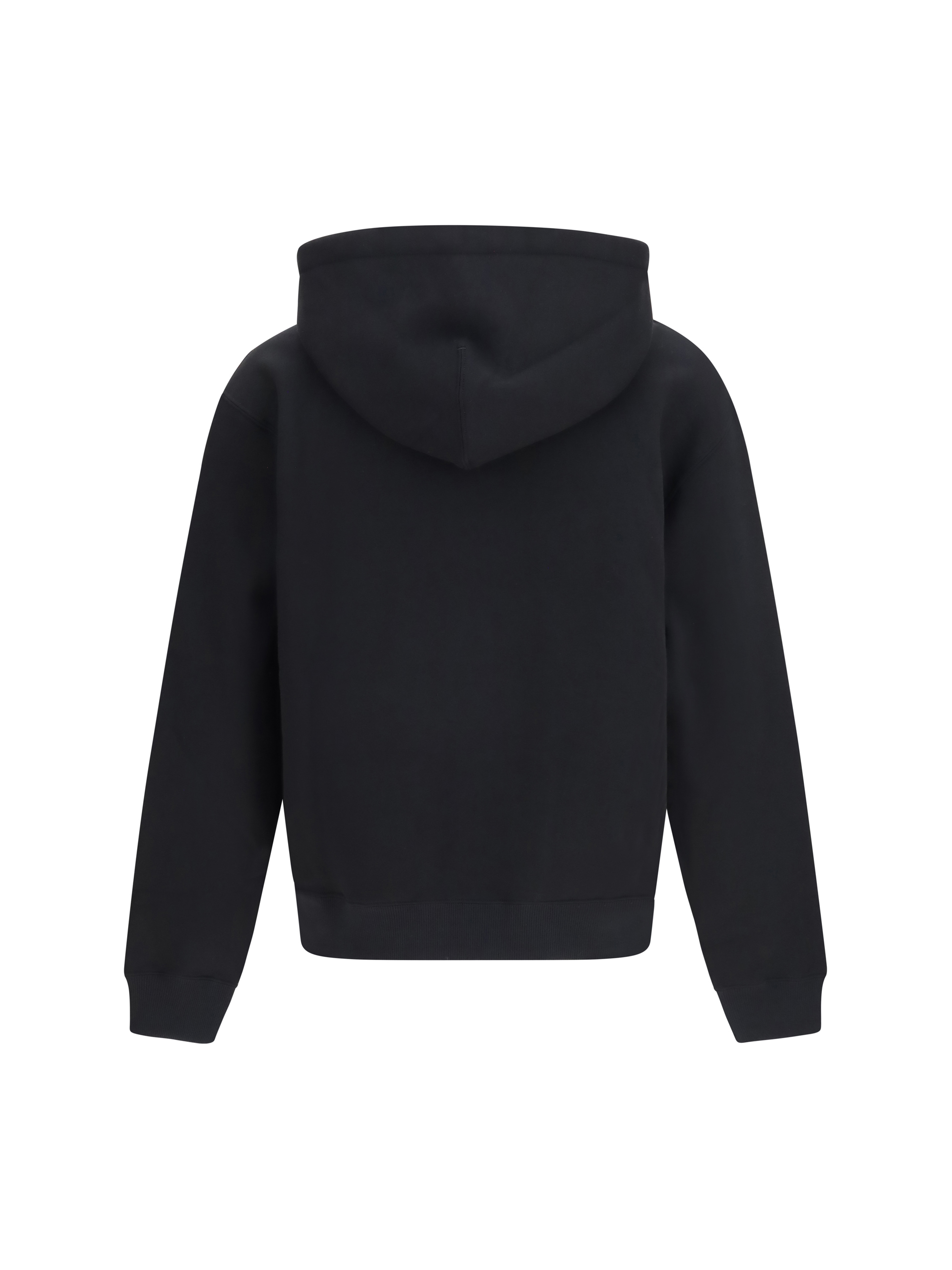 Cotton logo-detail Hoodie