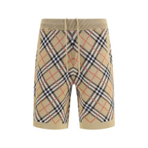 Check cotton blend Shorts