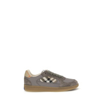 Terrace leather and Check Sneakers