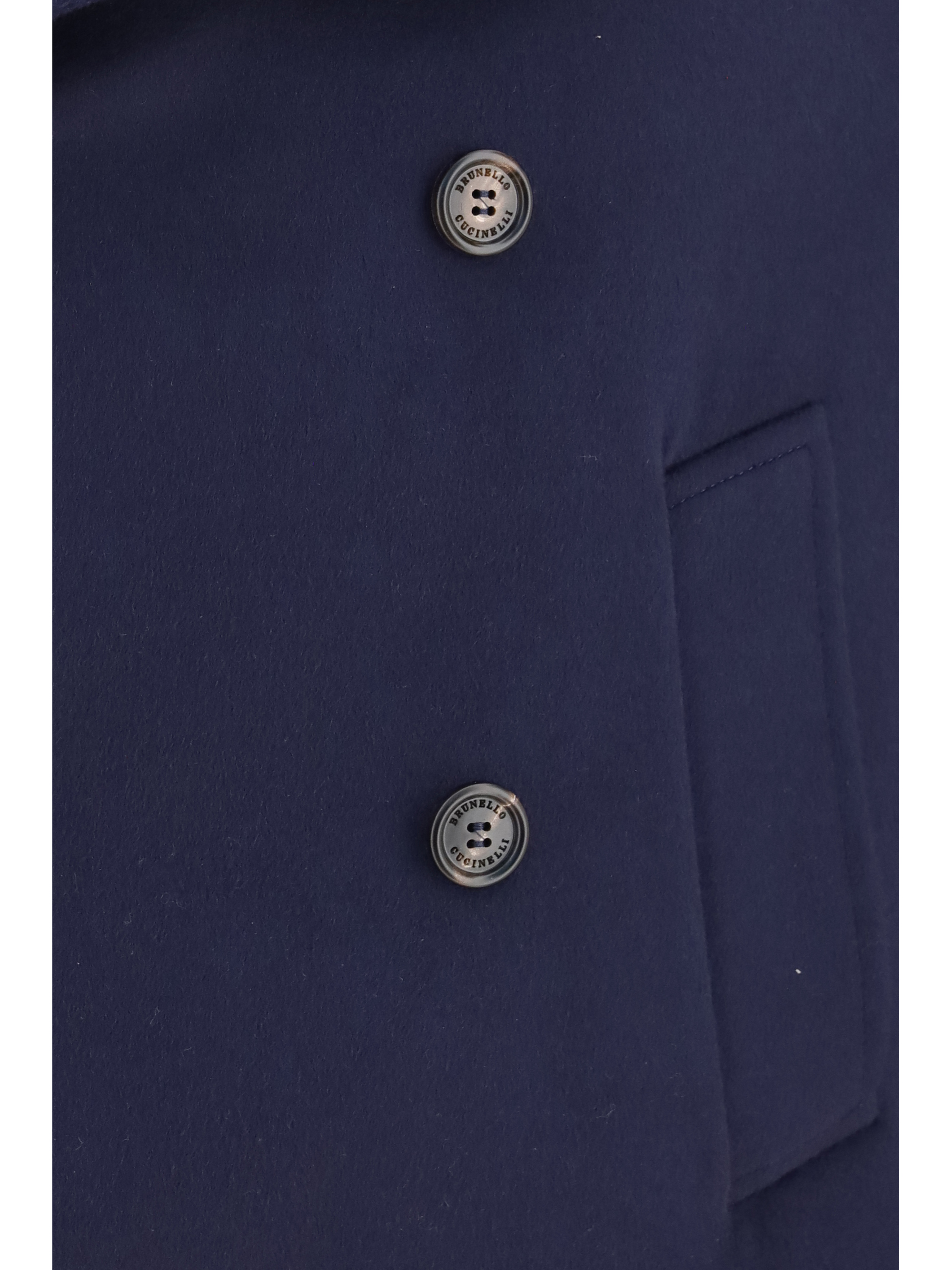 Double-breasted wool Coat