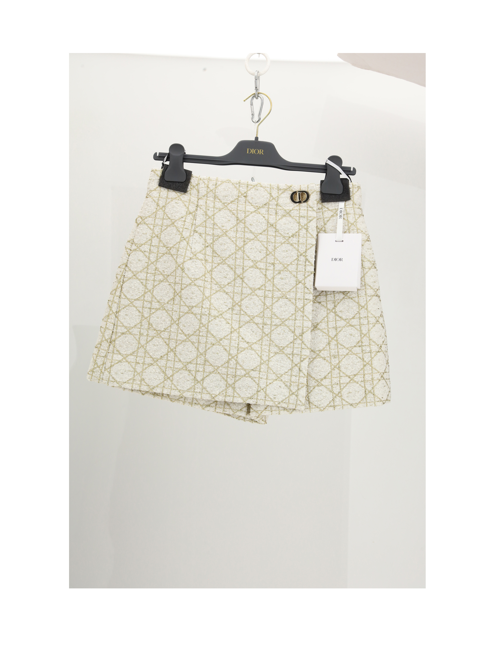 SHORT/JUPE DB-TWEED CANNAGE OR
