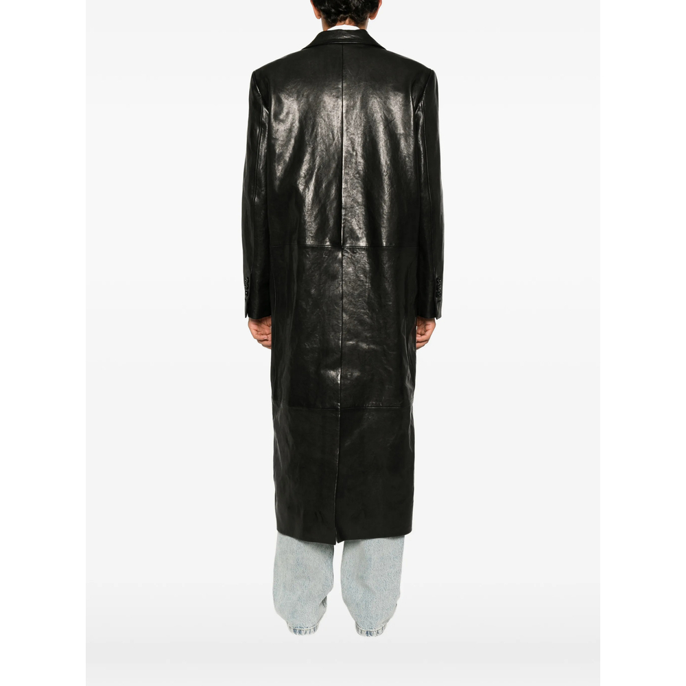 [ANN DEMEULEMEESTER] Leather Jacket FW26 B0012061 LT137 099