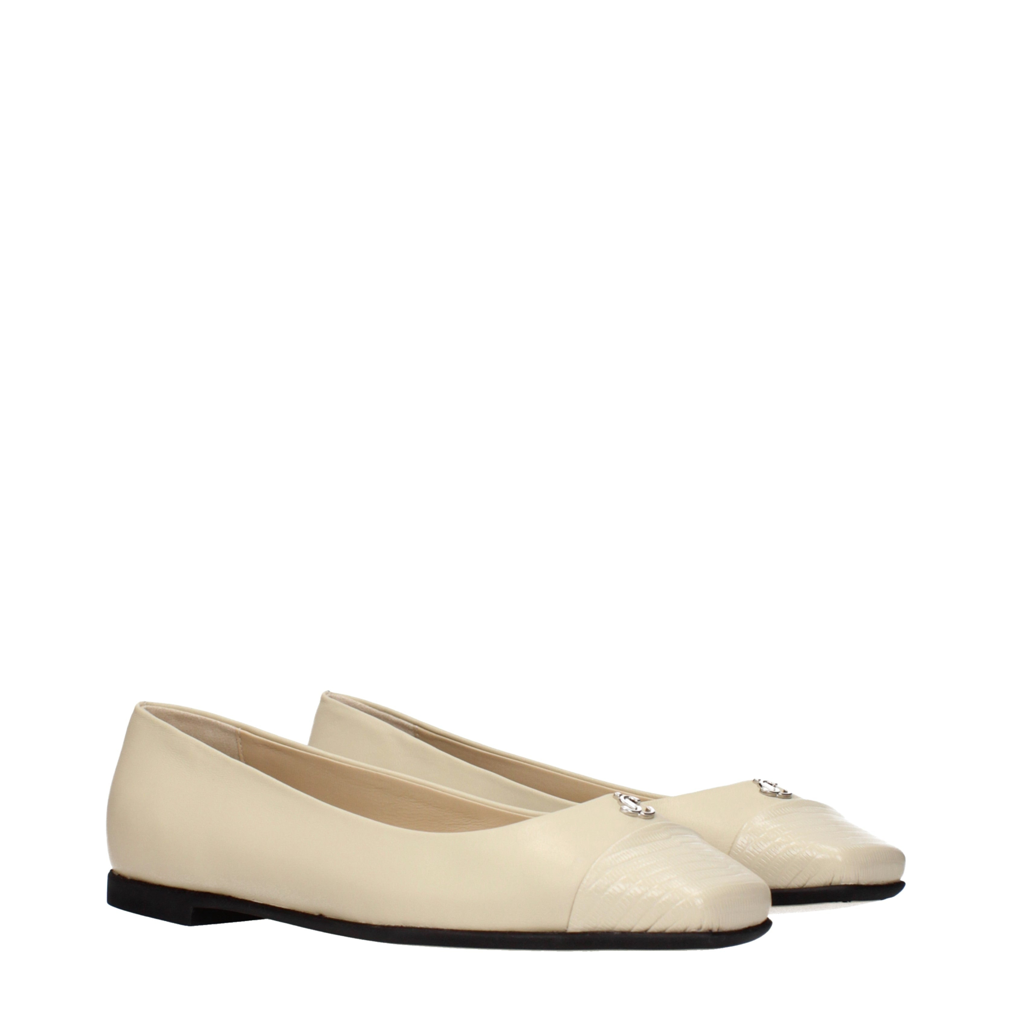 [Jimmy Choo] Flat shoes SS25 LENIFLATONLEBAMBOOBAMBOO