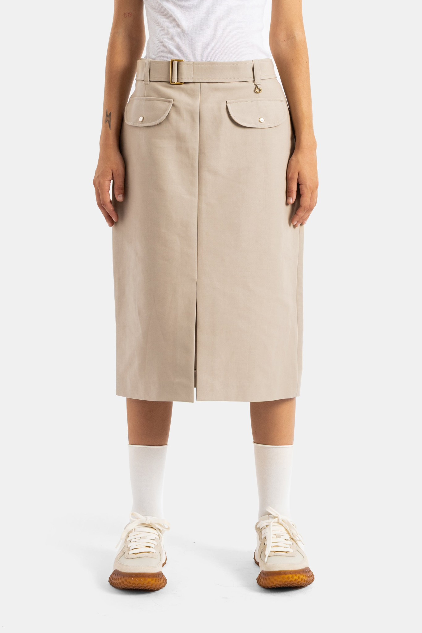 [Moncler] Midi skirt FW26 L2093 2D00022 - 599S9