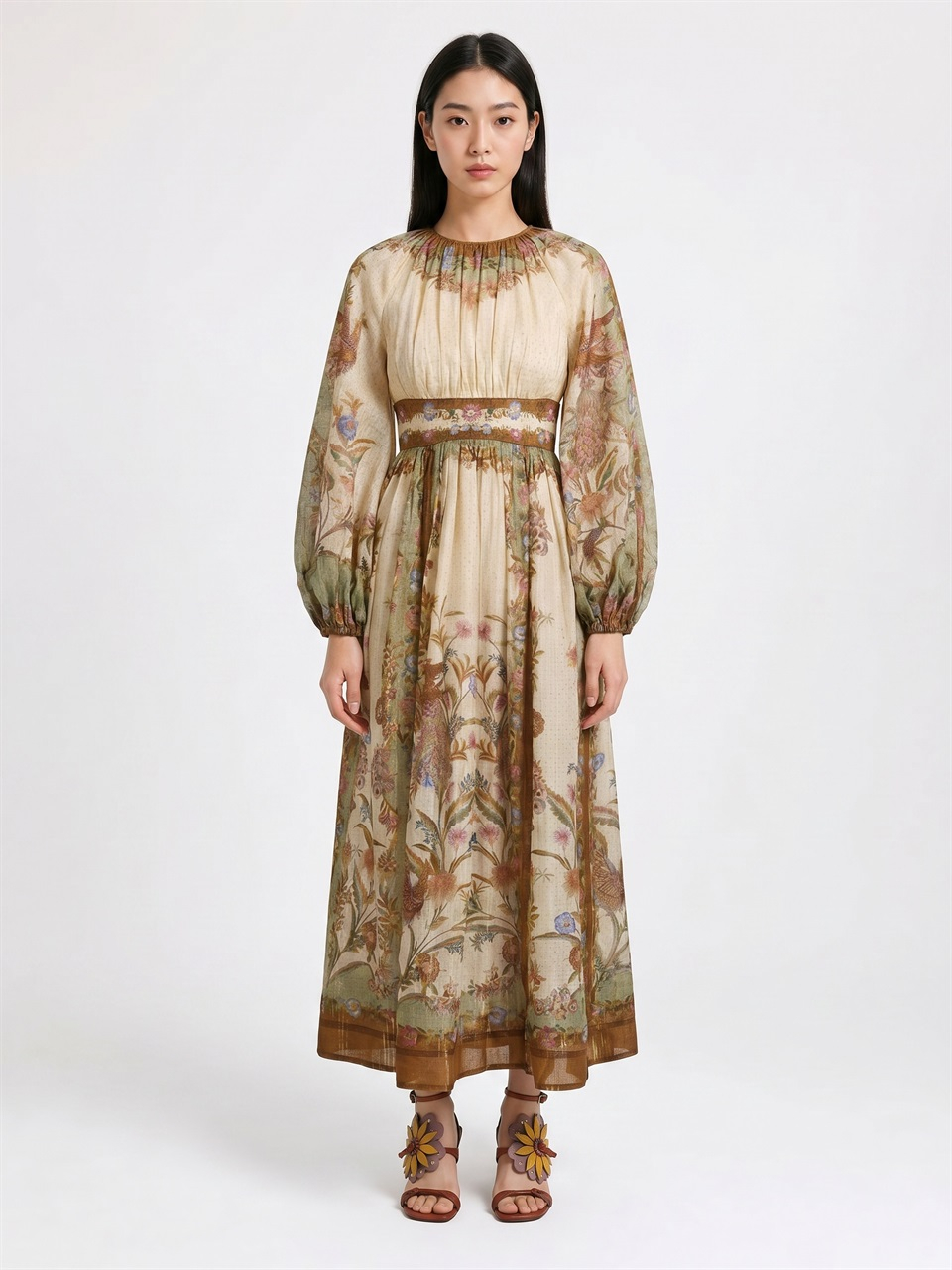 [Zimmermann] Long sleeve dress FW26 5947DSS262