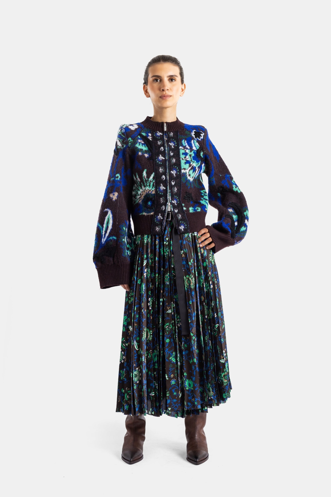 [Sacai] Long skirt FW26 26-08603